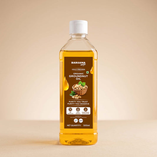 Cold Pressed Organic Groundnut Oil 500ml