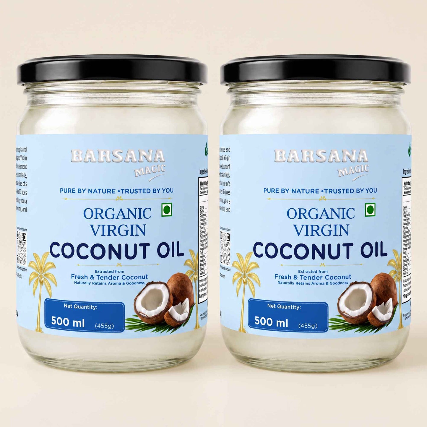 Organic Virgin Coconut Oil  500ml