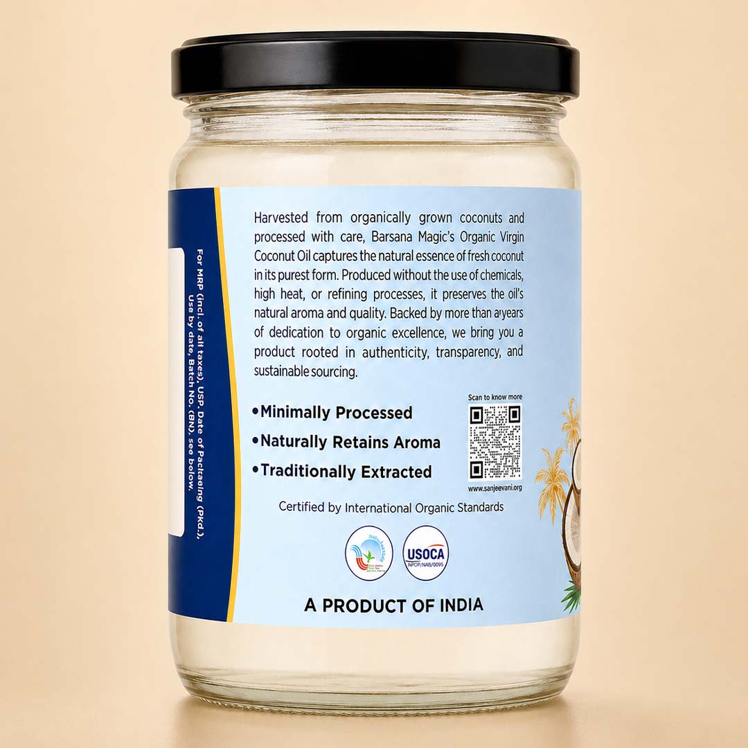 Organic Virgin Coconut Oil  500ml