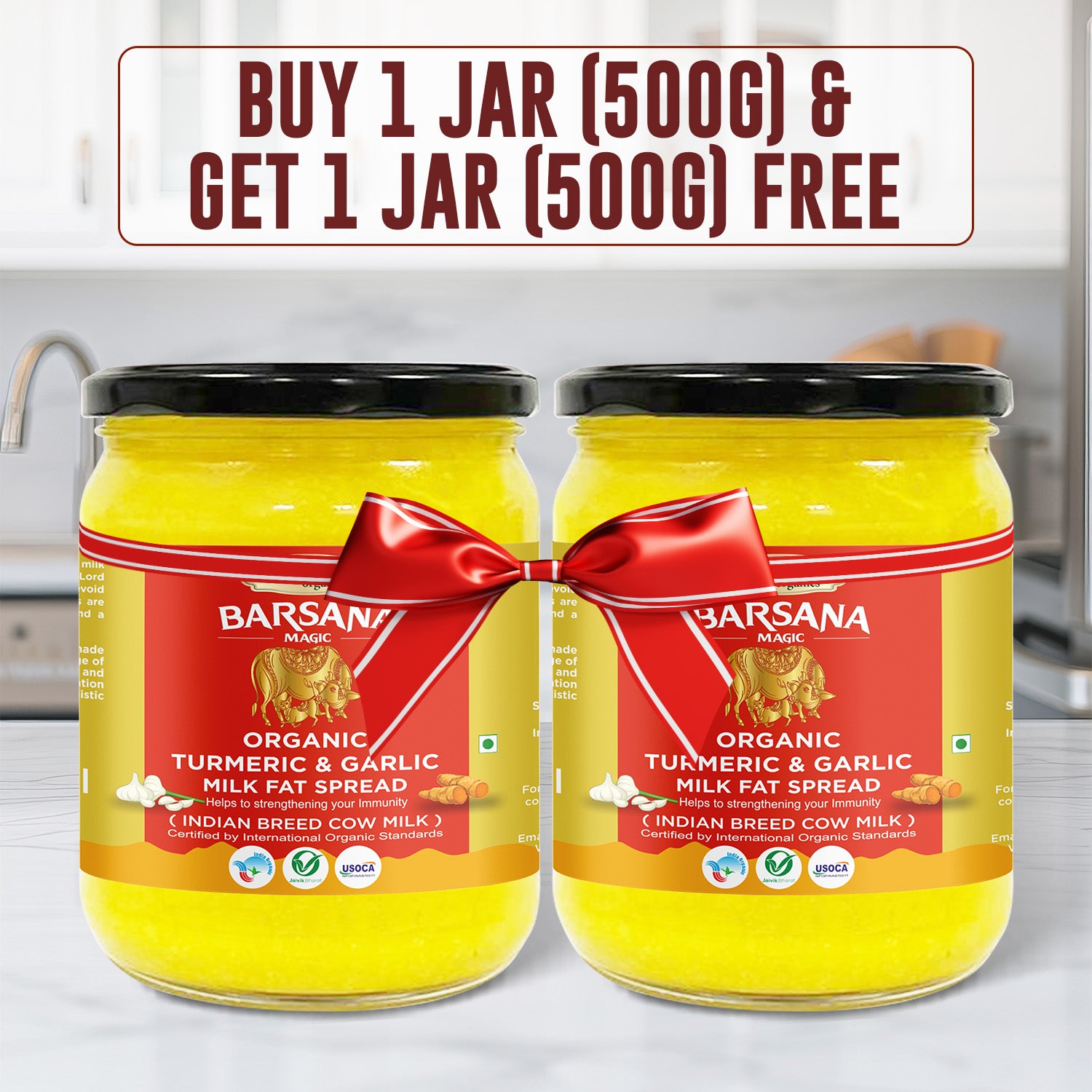 Barsana Magic Buy 1 Jar(500G) & Get  Jar (500G) Free