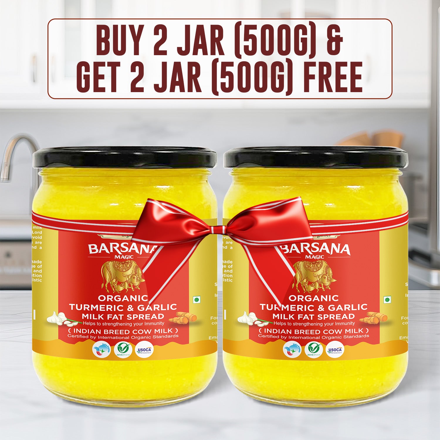 Barsana Magic Buy 2 Jar (500G) & Get 2 Jar (500G) Free